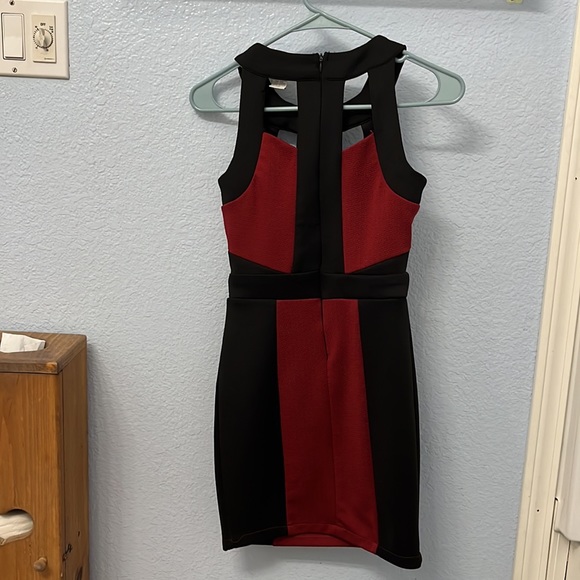 charlotte russe womens XS black and red dress - Picture 2 of 3